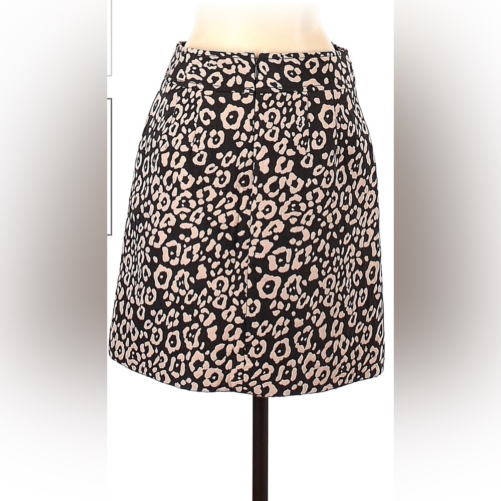 Loft Petite Leopard Print Skirt, Size 2P